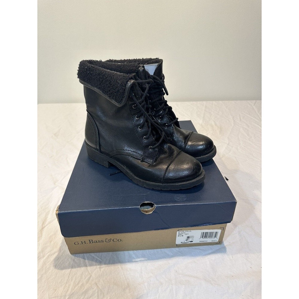 G.H. Bass & Co. Bass-Celia Black Boots Woman | Size 8 1/2 M